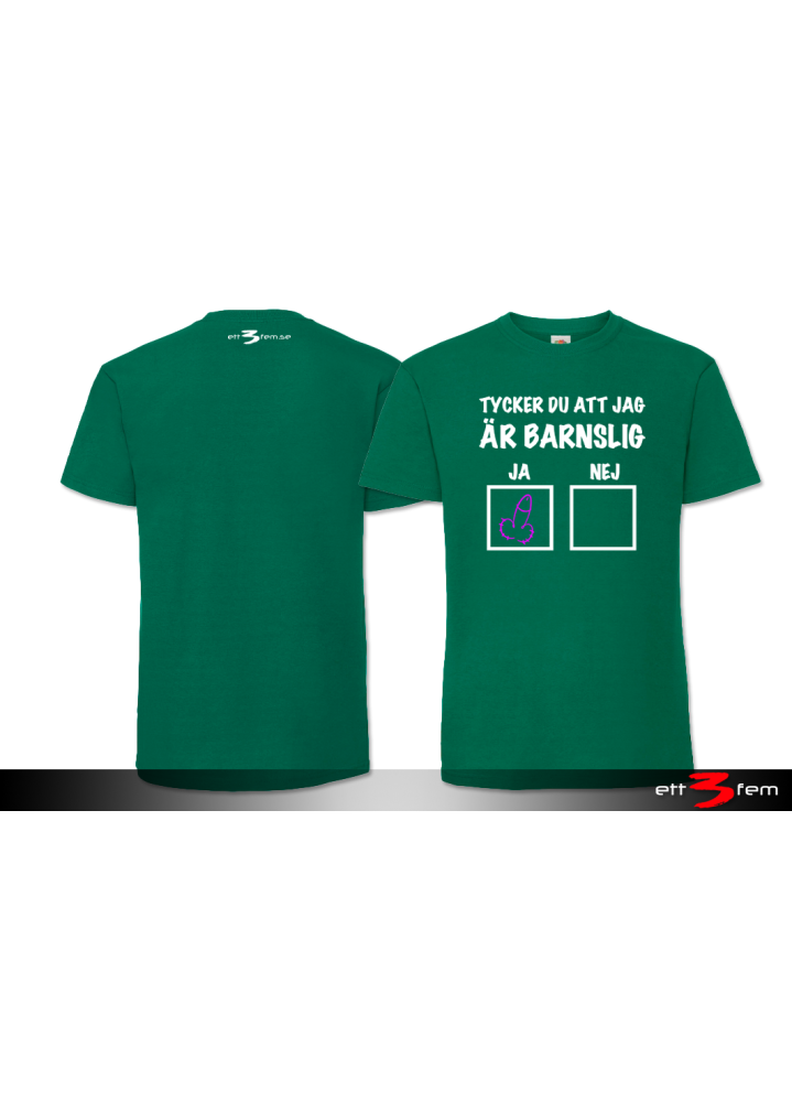 T-Shirt "Barnslig"