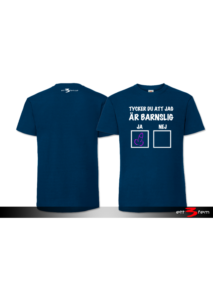 T-Shirt "Barnslig"
