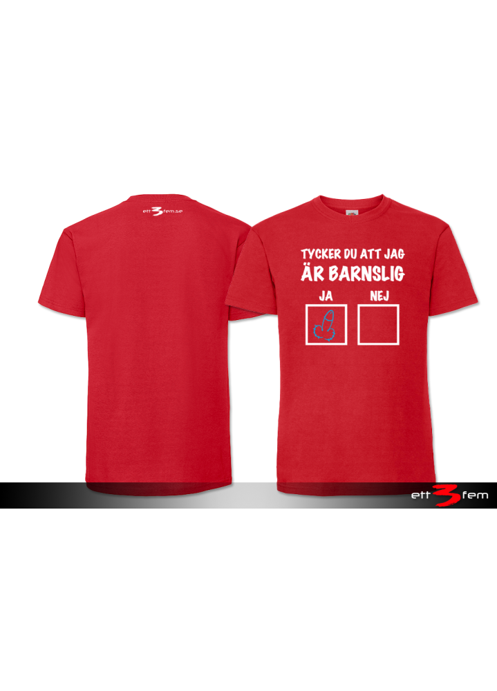T-Shirt "Barnslig"