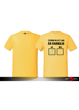 T-Shirt "Barnslig"