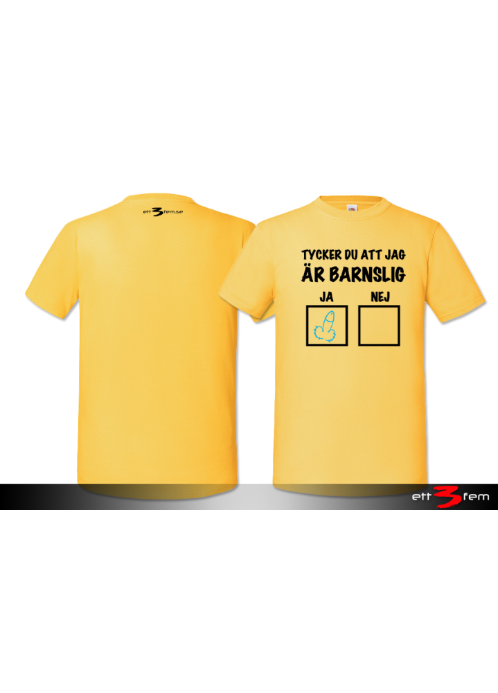 T-Shirt "Barnslig"