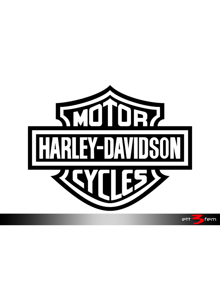 Dekal "Harley Davidson"