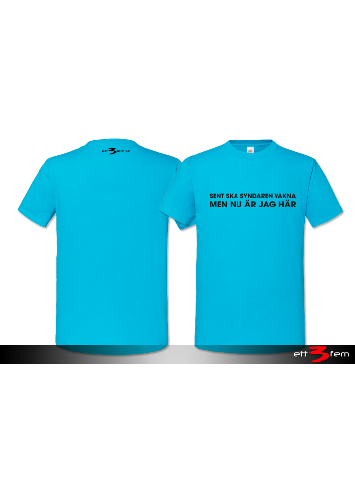 T-Shirt "Sent ska syndaren vakna"