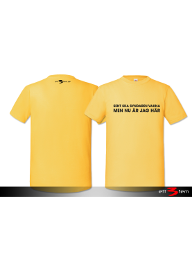 T-Shirt "Sent ska syndaren vakna"