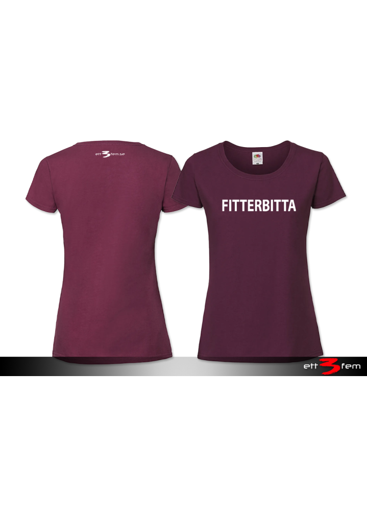 T-shirt Ladyfit "Fitterbitta"