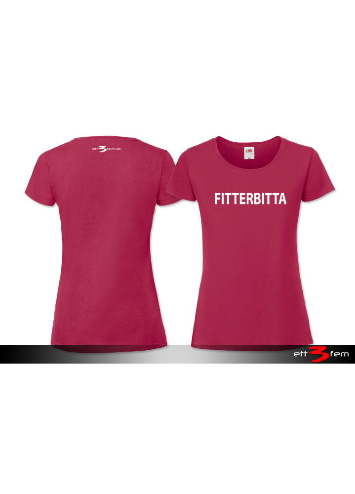 T-shirt Ladyfit "Fitterbitta"