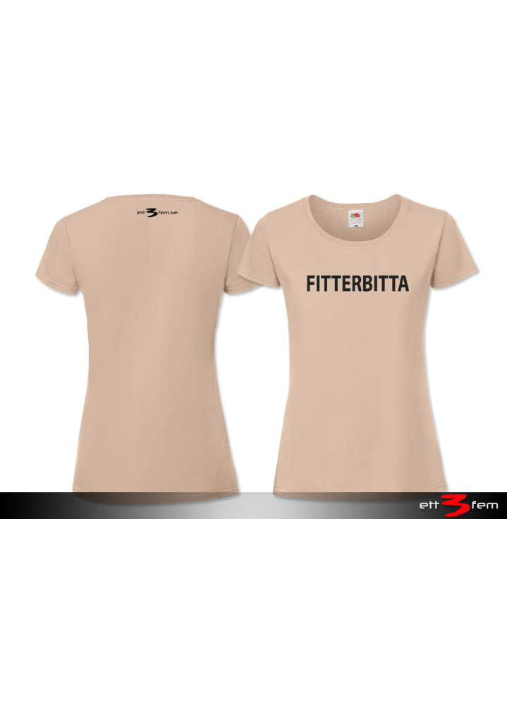 T-shirt Ladyfit "Fitterbitta"