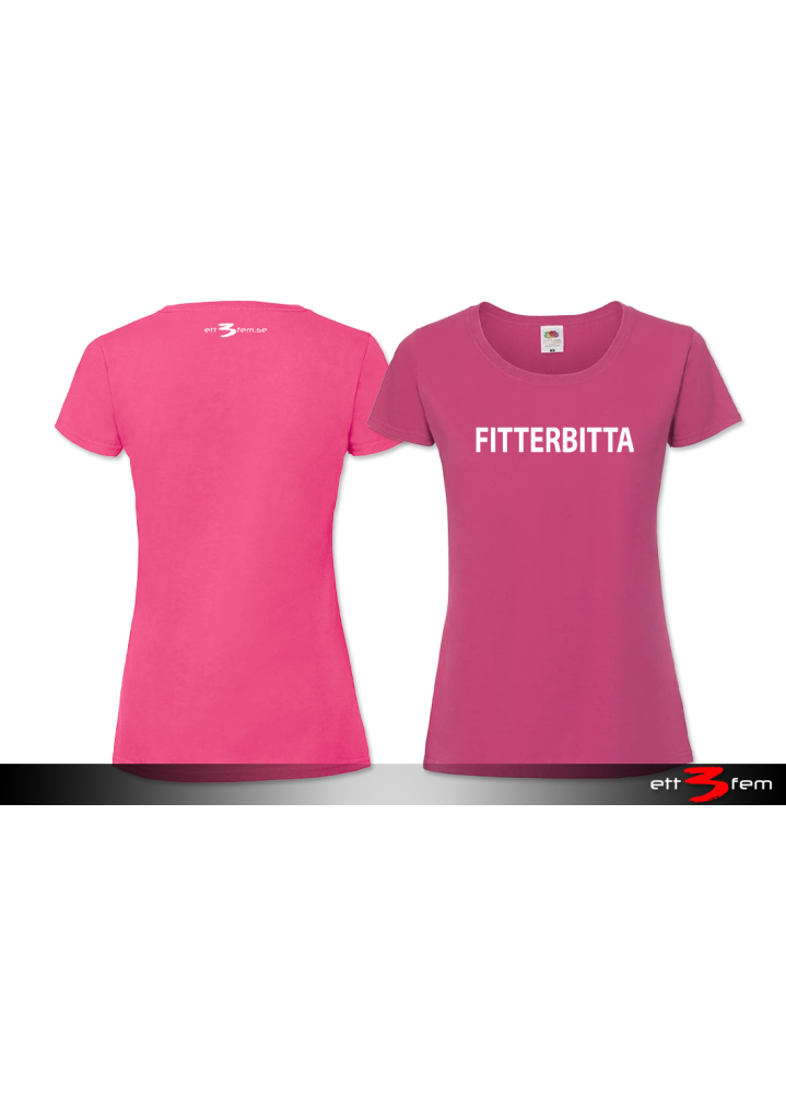 T-shirt Ladyfit "Fitterbitta"