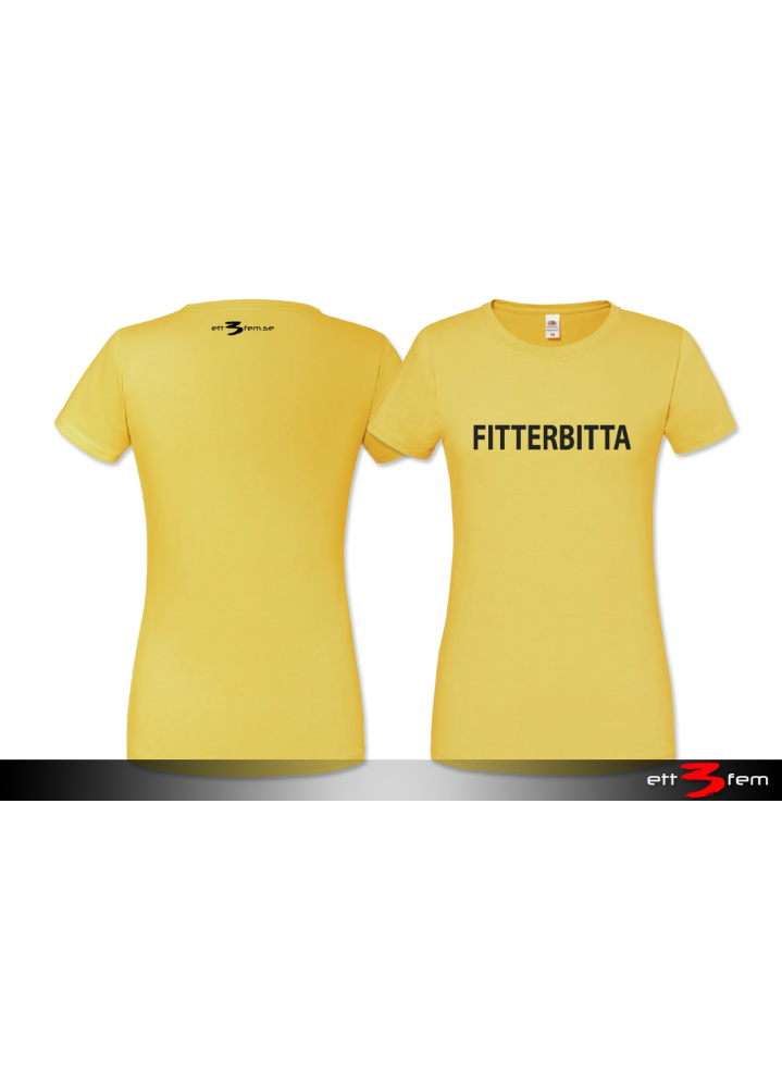T-shirt Ladyfit "Fitterbitta"