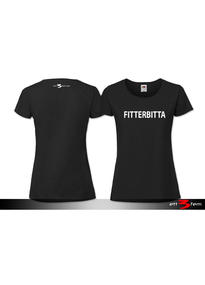 T-shirt Ladyfit "Fitterbitta"