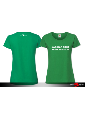 T-shirt Ladyfit "Jag har rast"