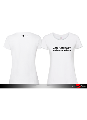 T-shirt Ladyfit "Jag har rast"