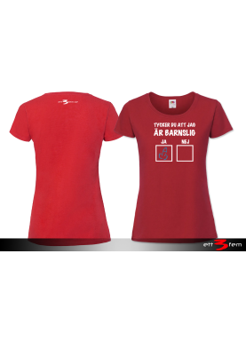 T-shirt Ladyfit "Barnslig"