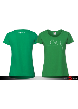 T-shirt Ladyfit "Donald på linjen"