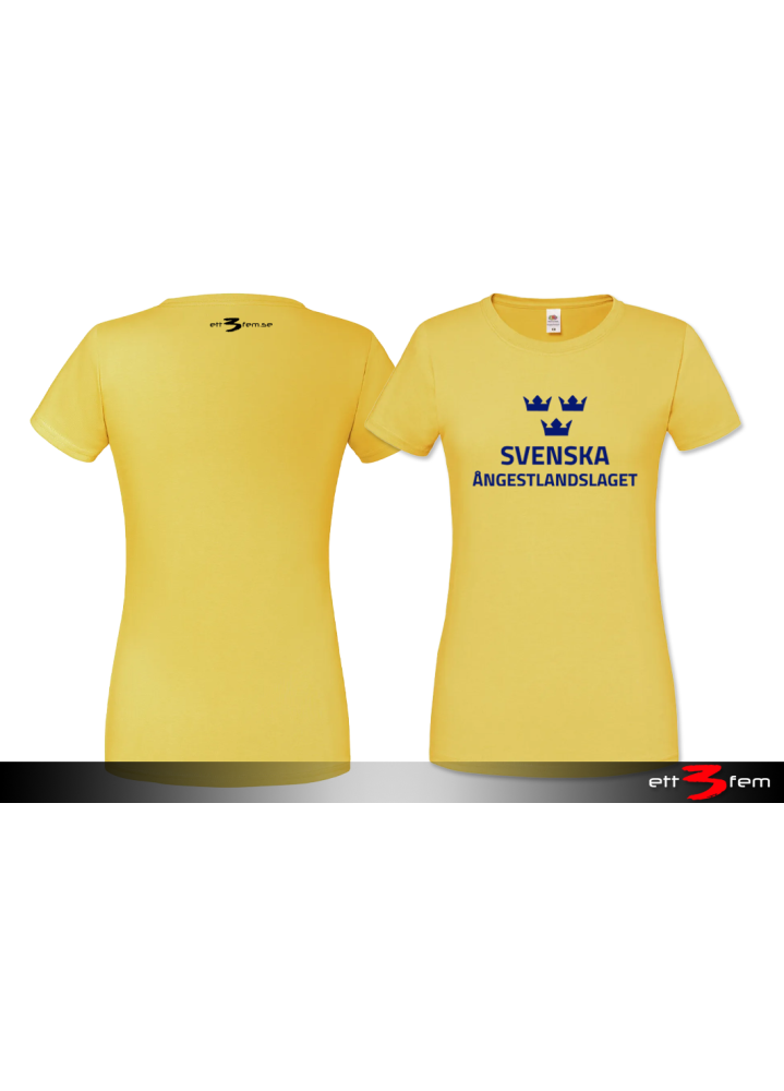 T-shirt Ladyfit "Svenska Ångestlandslaget"