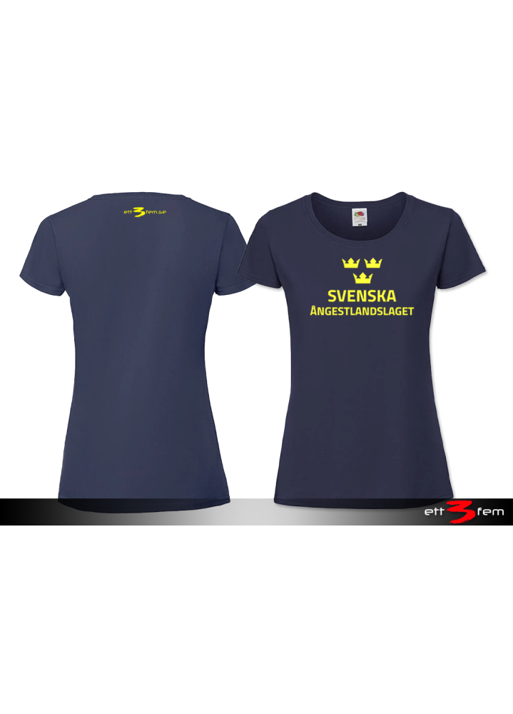 T-shirt Ladyfit "Svenska Ångestlandslaget"