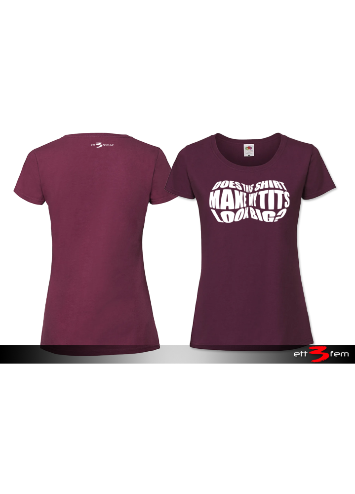T-shirt Ladyfit "Big tits"