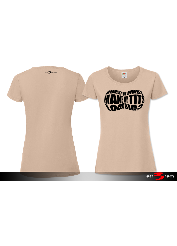 T-shirt Ladyfit "Big tits"