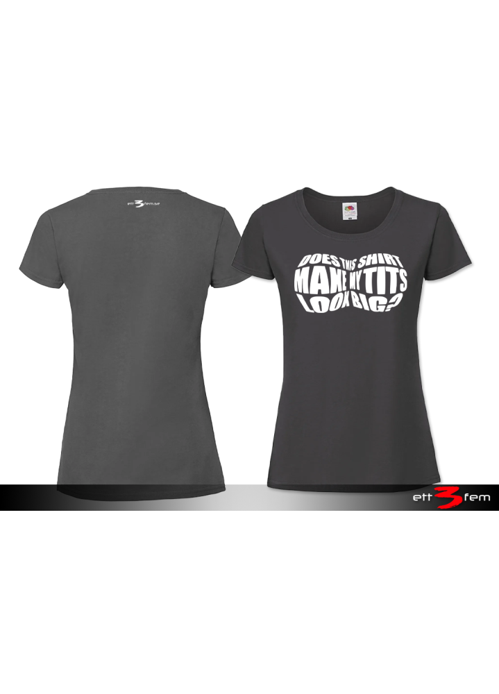 T-shirt Ladyfit "Big tits"