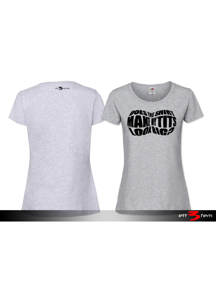 T-shirt Ladyfit "Big tits"