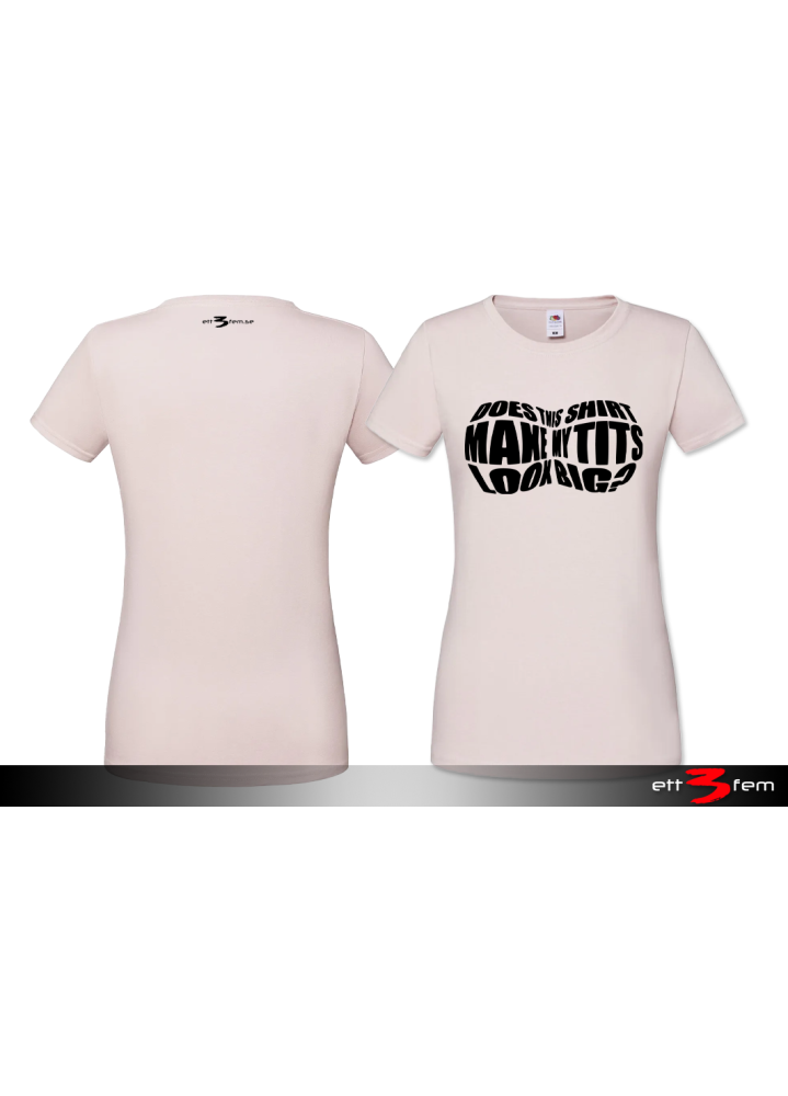T-shirt Ladyfit "Big tits"