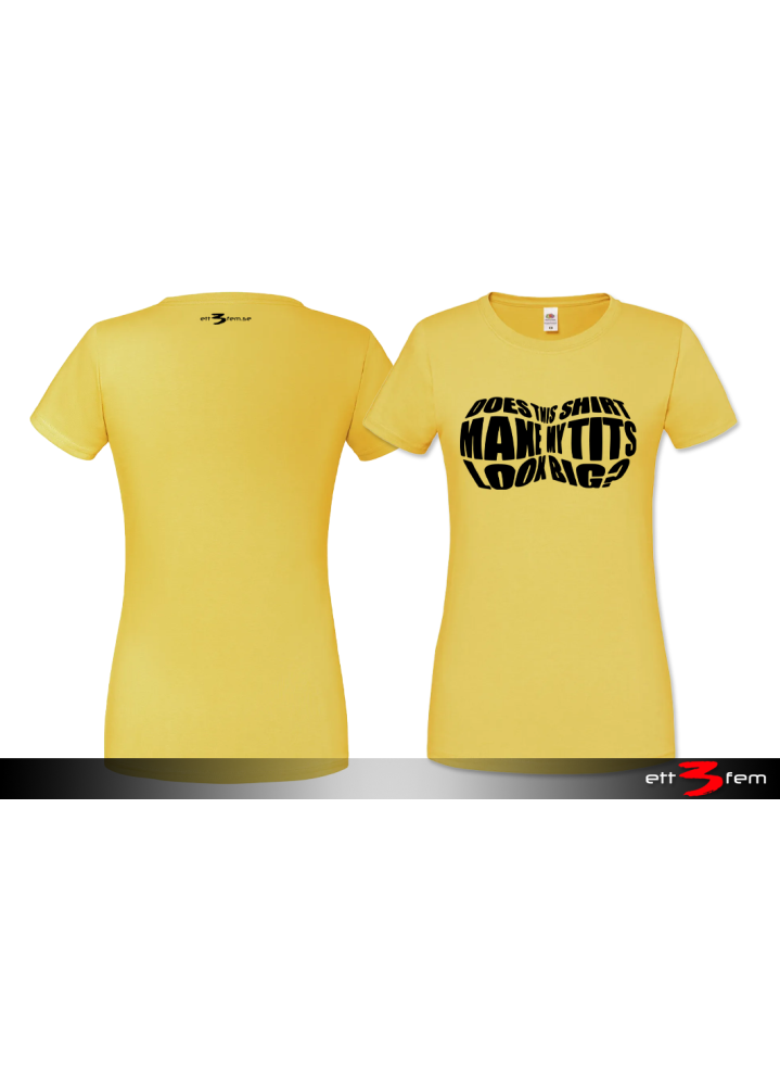 T-shirt Ladyfit "Big tits"