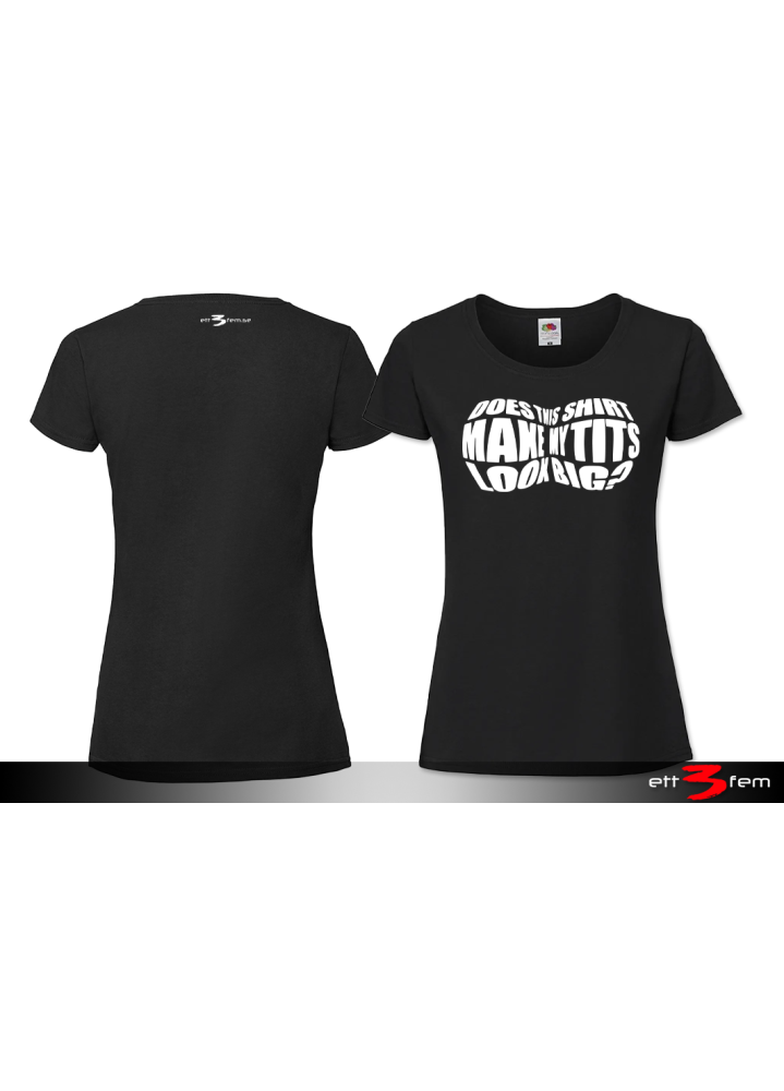 T-shirt Ladyfit "Big tits"