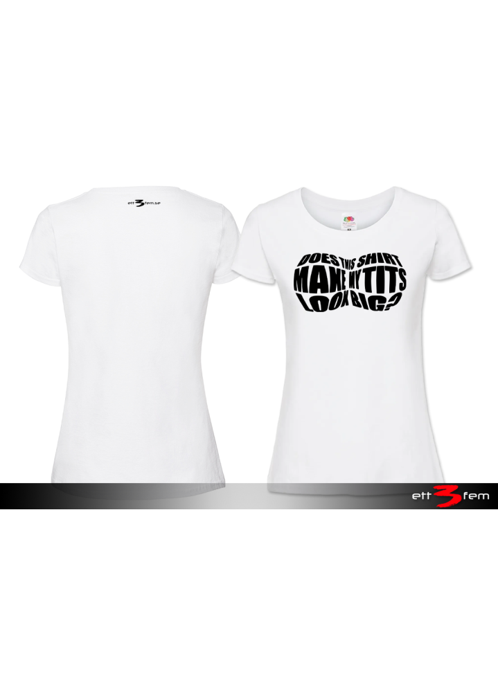 T-shirt Ladyfit "Big tits"