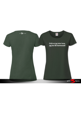 T-shirt Ladyfit "Förlåt..."