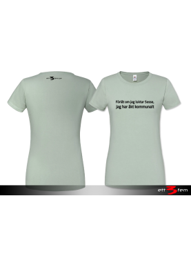 T-shirt Ladyfit "Förlåt..."