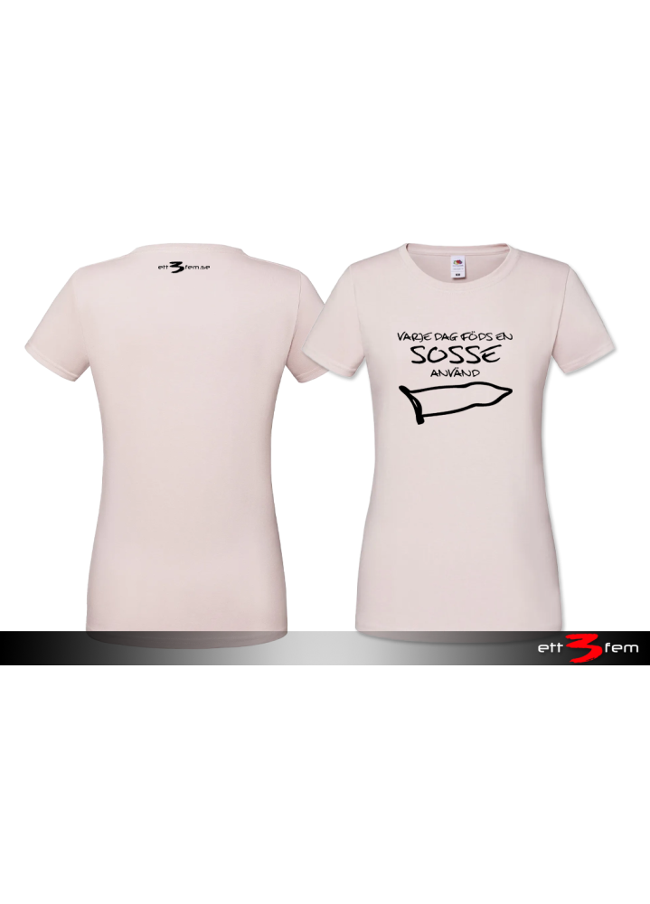 T-shirt Ladyfit "Det föds..."