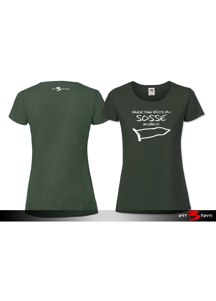 T-shirt Ladyfit "Det föds..."