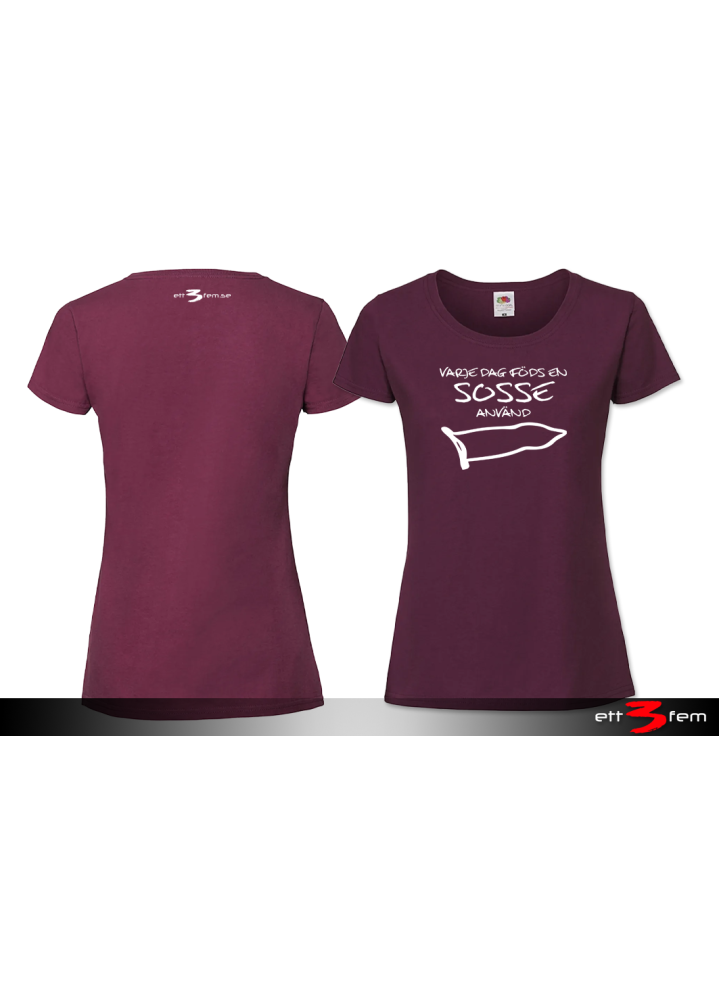 T-shirt Ladyfit "Det föds..."
