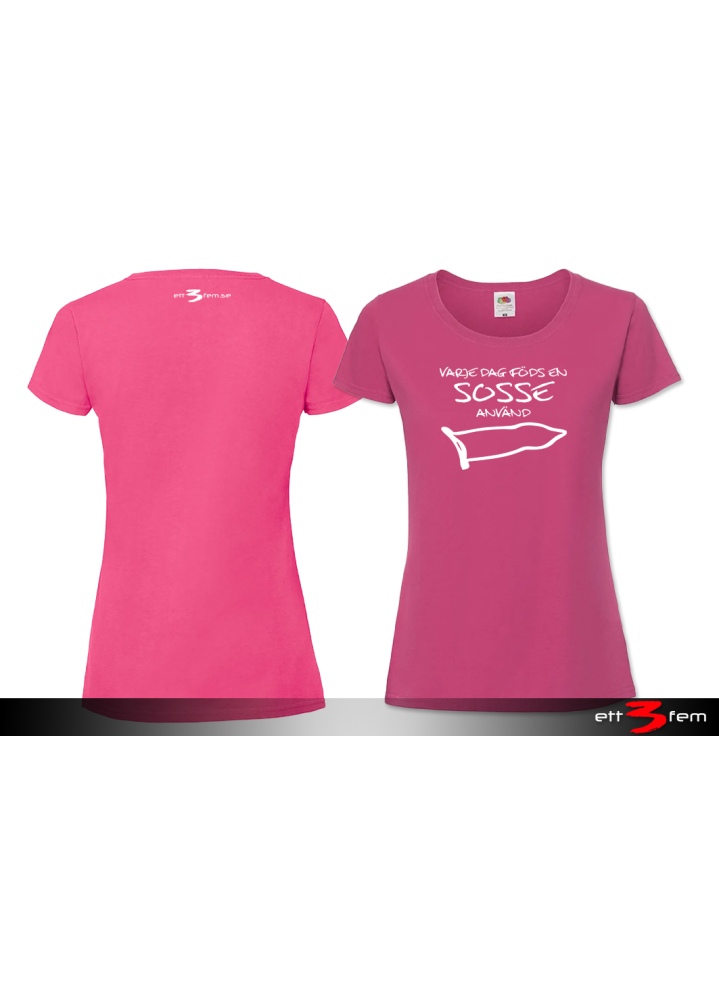 T-shirt Ladyfit "Det föds..."