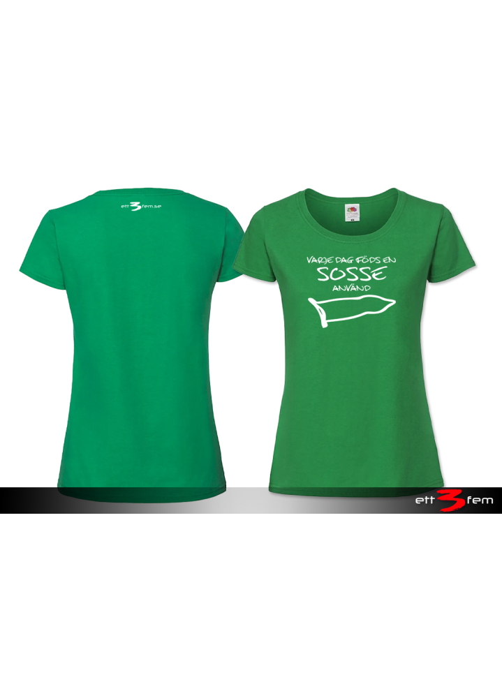 T-shirt Ladyfit "Det föds..."