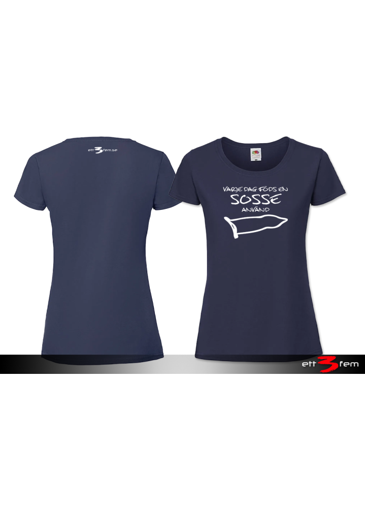 T-shirt Ladyfit "Det föds..."