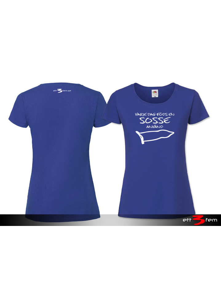 T-shirt Ladyfit "Det föds..."