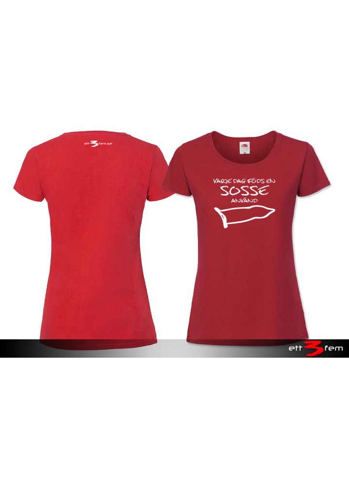 T-shirt Ladyfit "Det föds..."
