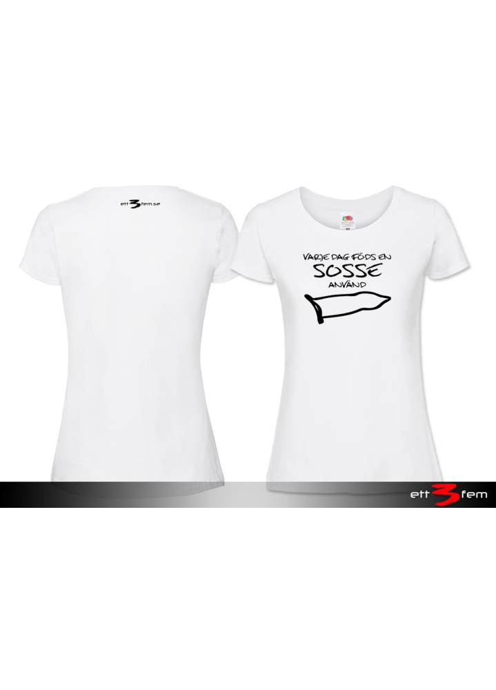T-shirt Ladyfit "Det föds..."