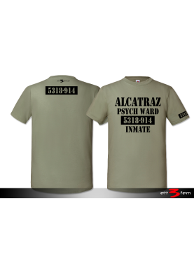 T-Shirt "Alcatraz Psych Ward"