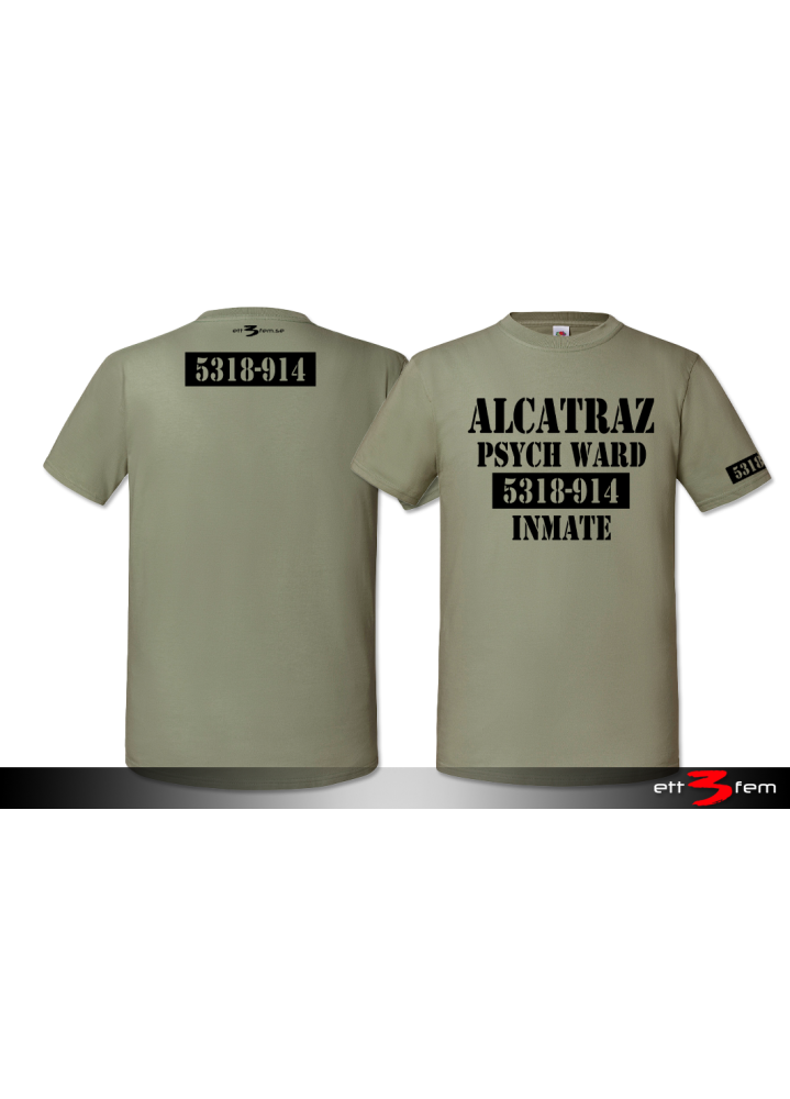 T-Shirt "Alcatraz Psych Ward"