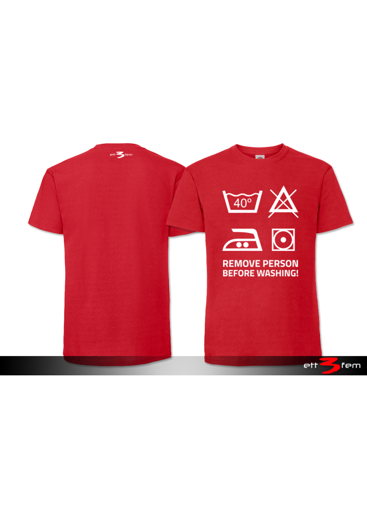 T-Shirt "Tvättråd"