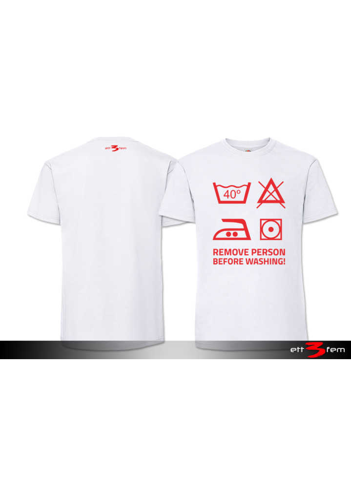 T-Shirt "Tvättråd"